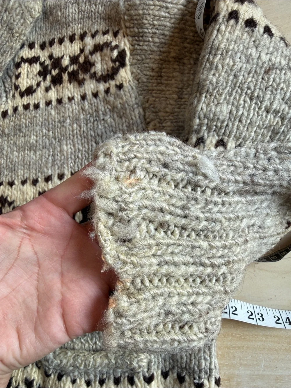 Vintage Cowichan sweater